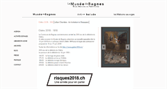 Desktop Screenshot of museedebagnes.ch